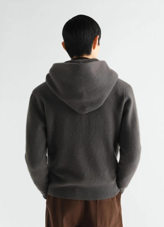26FW 르메르 스웨터 캐시미어 후드 PO0043LK1062 BK502 STONE - LEMAIRE