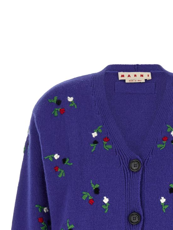  마르니 가디건 LDCDMD0463S0UFZ415FLB59 PURPLE - MARNI