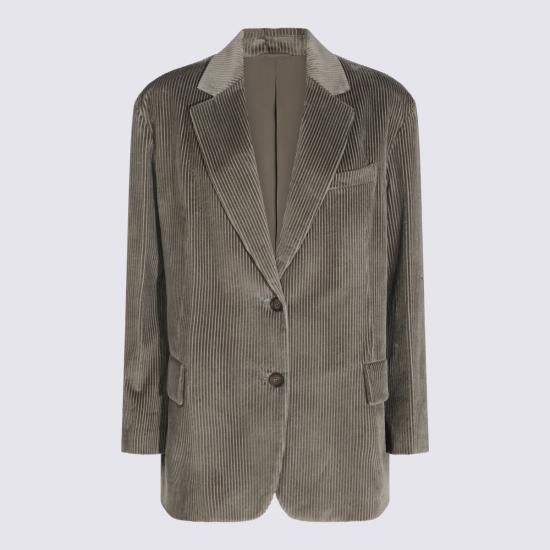 26FW 브루넬로 쿠치넬리 수트 자켓 MA1807105 C983 ORIGANO - BRUNELLO CUCINELLI