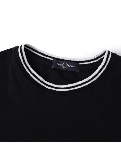 26FW 프레드페리 긴팔 티셔츠 M9602 R88 BLACK - FRED PERRY