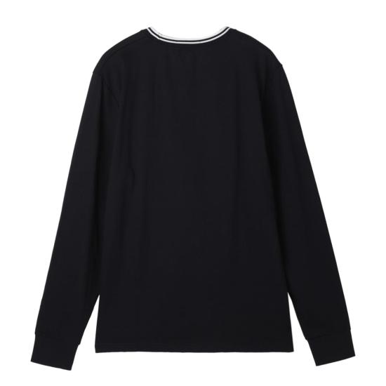 26FW 프레드페리 긴팔 티셔츠 M9602 R88 BLACK - FRED PERRY