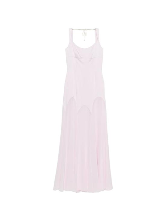 26FW 알렉산더 맥퀸 미디 원피스 852927QEAAL 5147 PINK