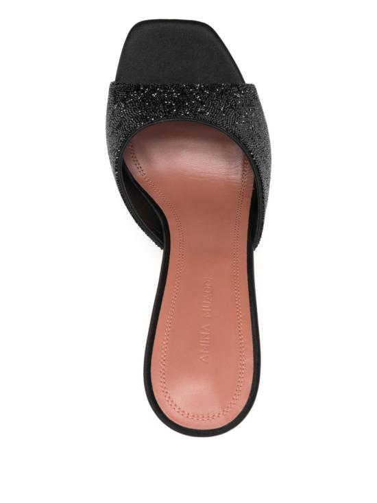 26FW 아미나 무아디 샌들 LUPITASLIPPER95 BLACKJETBLACK - AMINA MUADDI