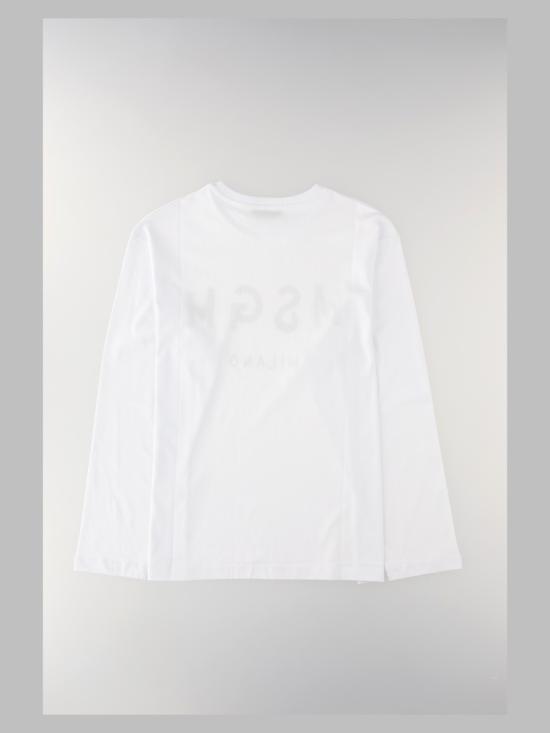 26FW 엠에스지엠 긴팔 티셔츠 2000MM511 20000201 WHITE - MSGM
