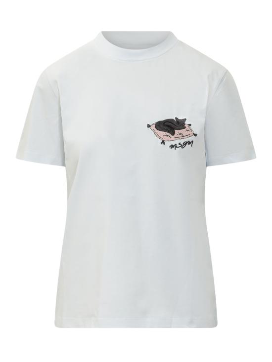 26FW 엠에스지엠 탑 4141MDM123 26779801 WHITE
