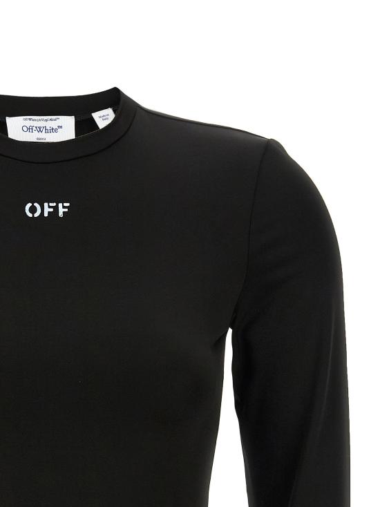  오프화이트 스웨터 LDOWAD136C99JER00510011001 BLACK - OFF WHITE