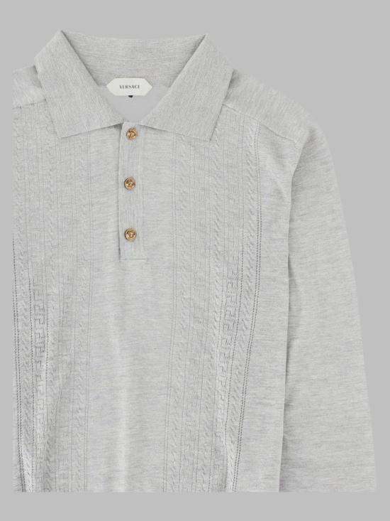 26FW 베르사체 스웨터 1025757 1A173861E880 GREY - VERSACE