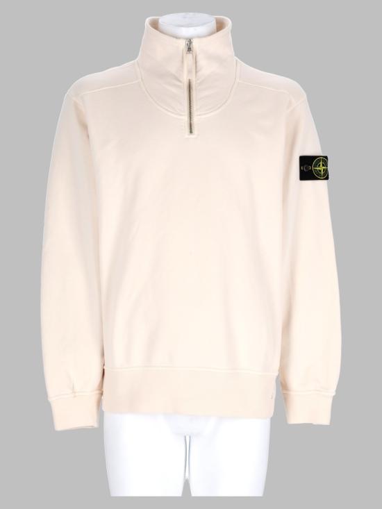 26FW 스톤 아일랜드 레귤러 핏 하프지퍼 스웨트셔츠 L2S156100021 S0A20V0093 IVORY - STONE ISLAND