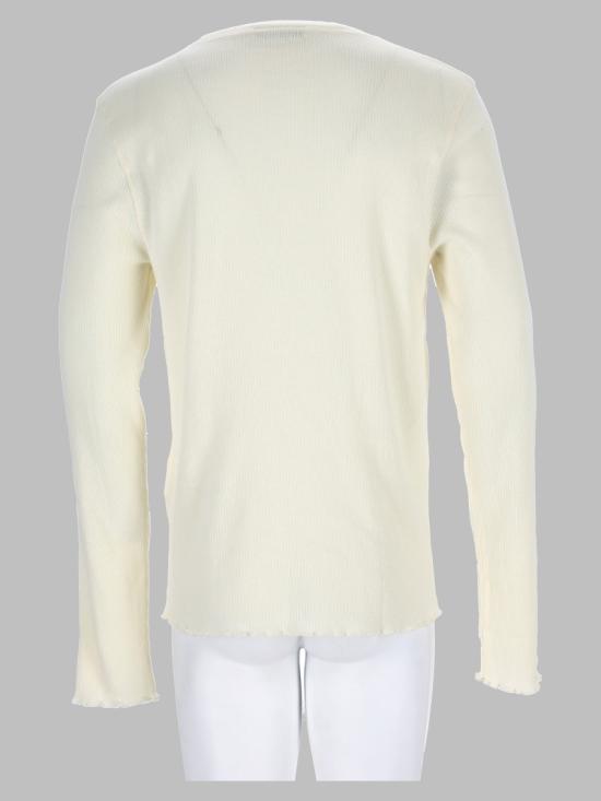 26FW 아워레가시 엘론게이티드 롱슬리브 엘론게이티드 롱슬리브 M4266ECR CLOUDBONERIPPLERIB WHITE - OUR LEGACY