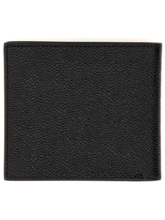 26FW 톰브라운 페블 그레인 레더 빌 폴드 지갑 MAW023A 00198001 BLACK - THOM BROWNE