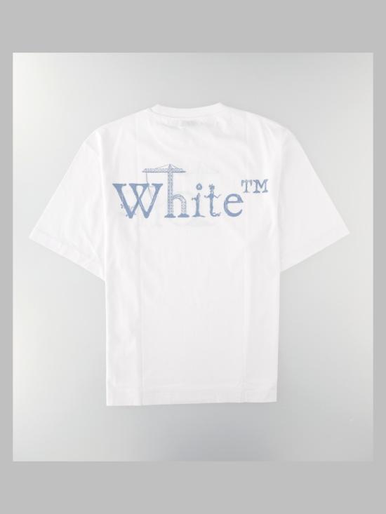 26FW 오프화이트 반팔 티셔츠 44MAA120 F26J00N100 WHITE - OFF WHITE