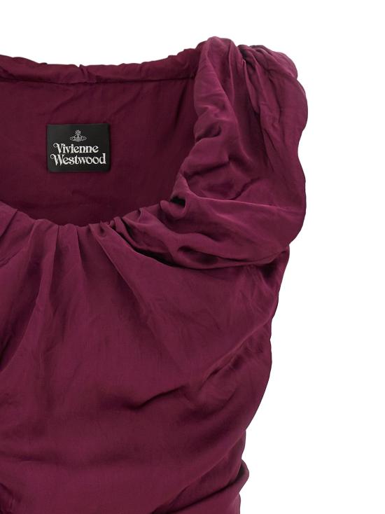  비비안웨스트우드 원피스 LD110103DMW01ILJ401 BURGUNDY - VIVIENNE WESTWOOD