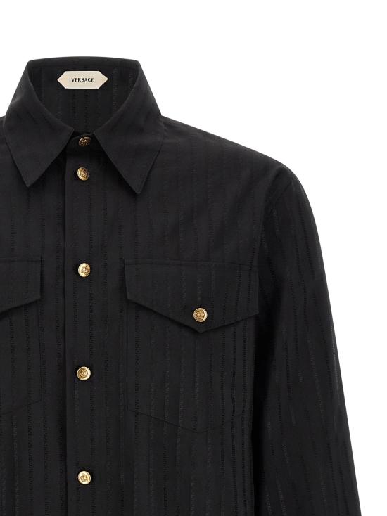  베르사체 셔츠 LD10268161A185481B000 BLACK - VERSACE