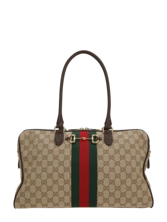 26FW 구찌 보르세토 GG 캔버스 라지 보스턴백 866734 FAFV99653 BEIGE