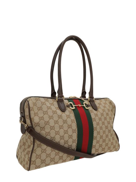 26FW 구찌 보르세토 GG 캔버스 라지 보스턴백 866734 FAFV99653 BEIGE - GUCCI