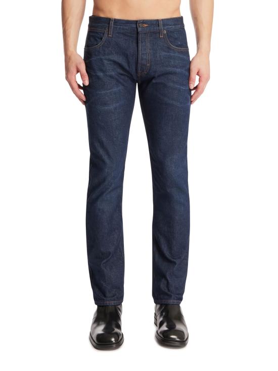 26FW 구찌 GG 코튼 데님 자카드 팬츠 875568 XDDGX4011 DENIM BLUE - GUCCI