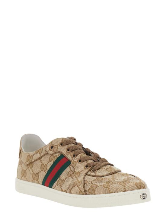 26FW 구찌 스트레치 로우탑 스니커즈 871611 FAF489644 BEIGE - GUCCI
