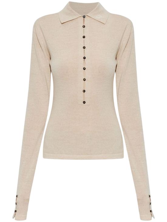 26FW 자크뮈스 긴팔 티셔츠 25HPOW00806AK00145 130 BEIGE