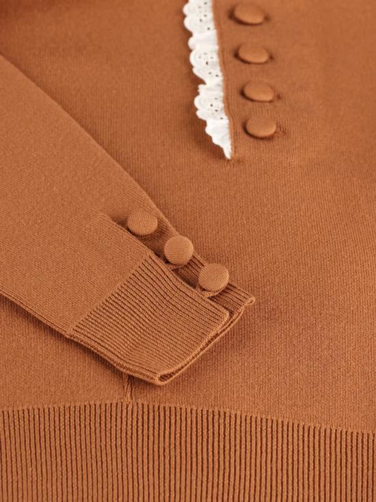 26FW 끌로에 스웨터 CH26AMP01600 246 BROWN - CHLOE