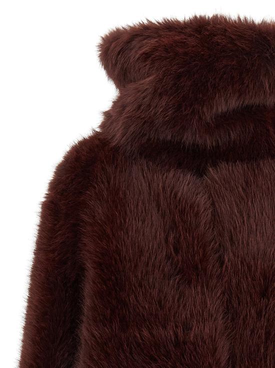  비비 쿠튀르 코트 LDBISCUITBORDEAUX BURGUNDY - B&B COUTURE