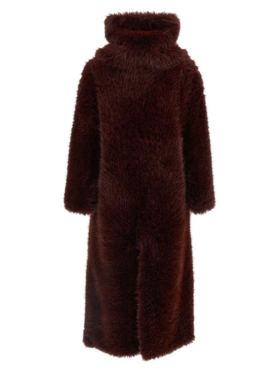  비비 쿠튀르 코트 LDBISCUITBORDEAUX BURGUNDY - B&B COUTURE