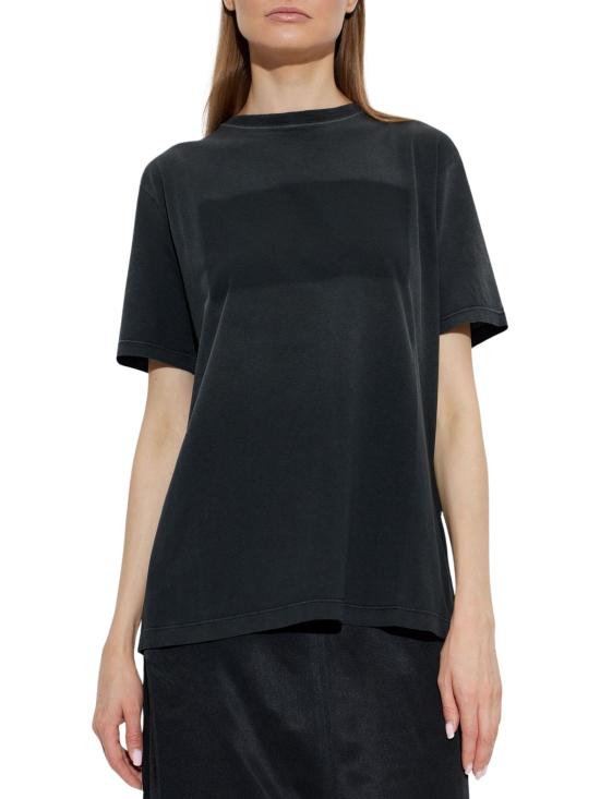 26FW 마르지엘라 토날 패치 코튼 저지 티셔츠 S29GC0320 S24575980 BLACK - MAISON MARGIELA