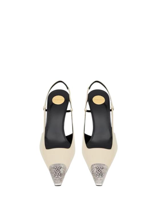 26FW 생로랑 힐/펌프스 869550 AAFGC9204 WHITE - SAINT LAURENT