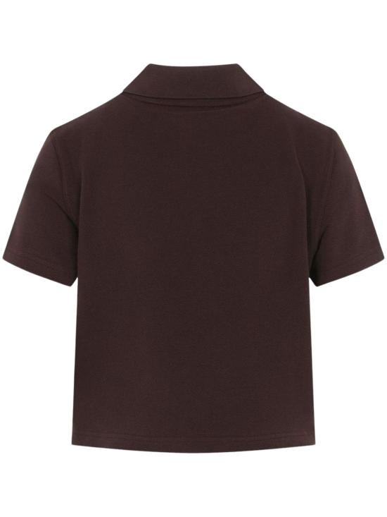 26FW 생로랑 반팔 티셔츠 A003I4 Y38EK2019 BROWN - SAINT LAURENT