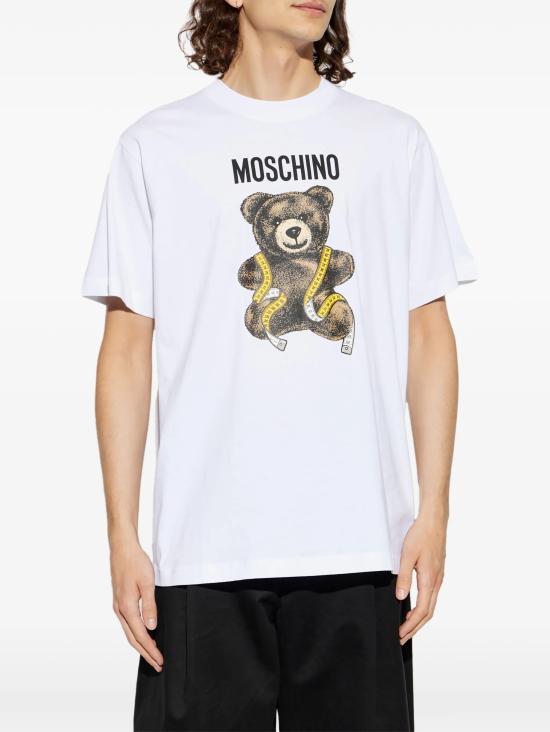 26FW 모스키노 반팔 티셔츠 V07105241 1001 - MOSCHINO