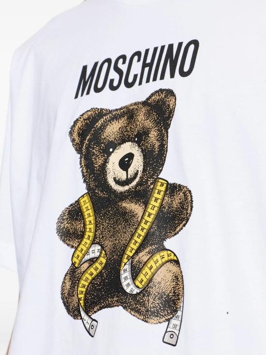 26FW 모스키노 반팔 티셔츠 V07105241 1001 - MOSCHINO