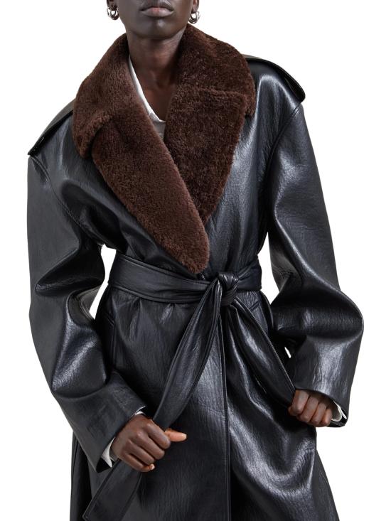 26FW 더프랭키샵 코트 EDRA TRFS22777100 BLACK - THE FRANKIE SHOP