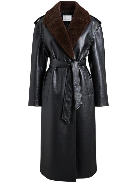 26FW 더프랭키샵 코트 EDRA TRFS22777100 BLACK