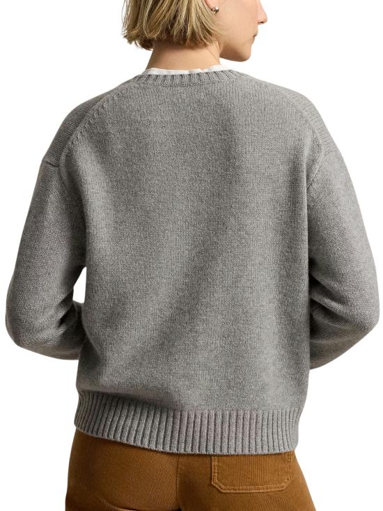 26FW 랄프 로렌 스웨터 211B17771 002 GREY - RALPH LAUREN