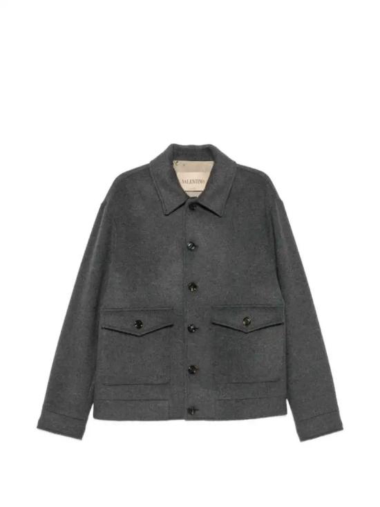 26FW 발렌티노 가라바니 자켓 9V3CJL40BJN J73 GRIGIO SCURO MELANGE