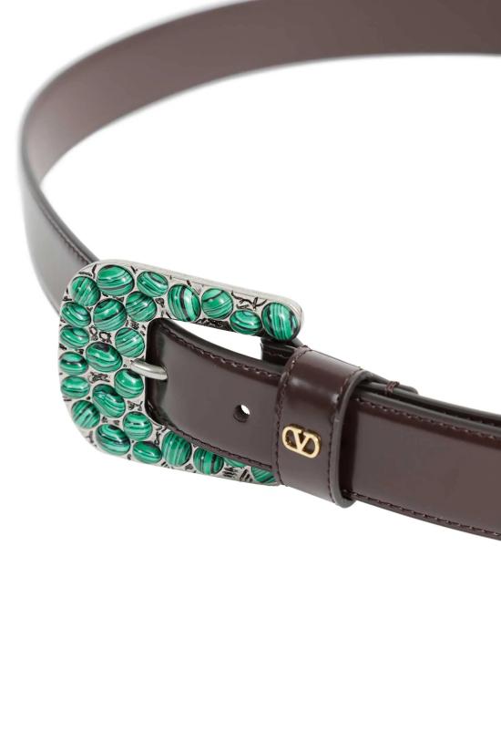 26FW 발렌티노 가라바니 벨트 9Y2T0SQ2CXZ 0KW MARRONE SCR MALACHITE - VALENTINO GARAVANI