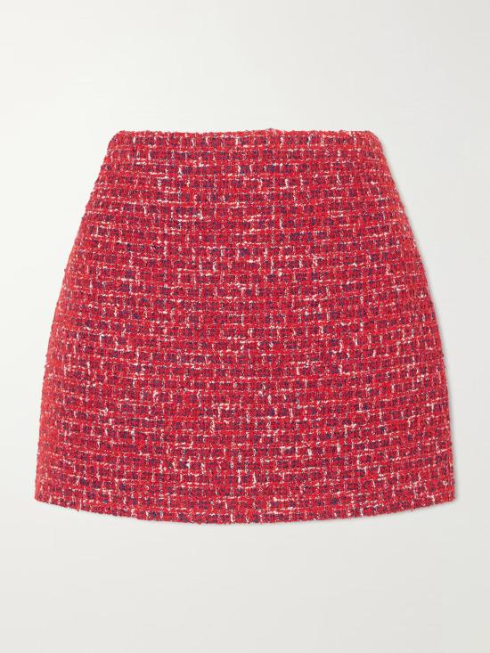 26FW 발렌티노 가라바니 스커트 9B3RAF41ACQ 0QM ROSSO BLU AVORIO