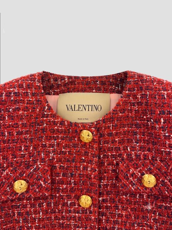 26FW 발렌티노 가라바니 자켓 9B3CE615ACQ 0QM ROSSO BLU AVORIO - VALENTINO GARAVANI