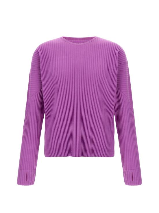 26FW 이세이 미야케 스웨터 HP68JK185 82 SHINE PURPLE