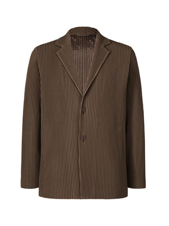 26FW 이세이 미야케 수트 자켓 HP68JD150 46 SHADOW BROWN