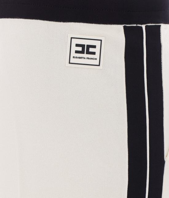 26FW 엘리자베타프랜치 팬츠 KP75S66E2 E84 WHITE - ELISABETTA FRANCHI