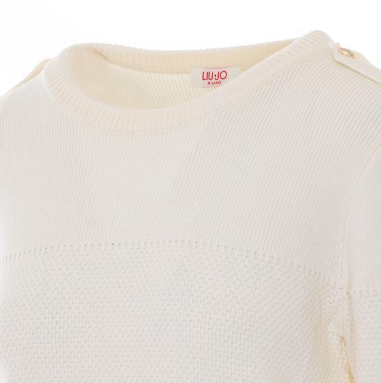 26FW 리우조 스웨터 TF6087MS75L 10701 WHITE - LIU JO