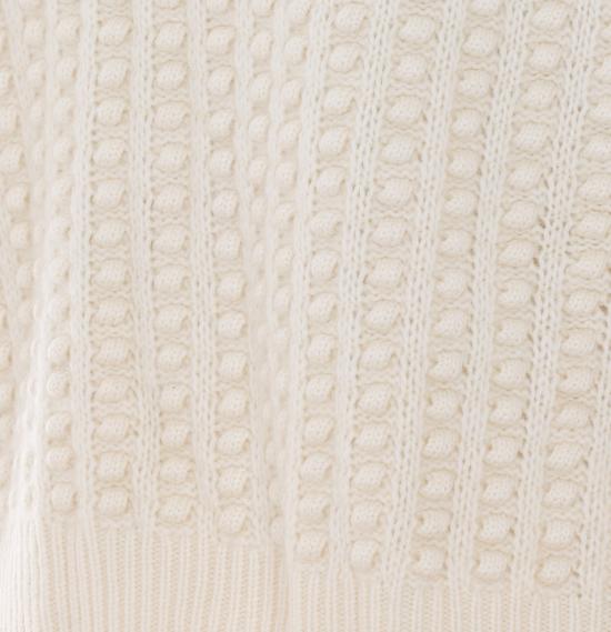 26FW 루루 드 세종 스웨터 ROLF IVORY WHITE - LOULOU DE SAISON
