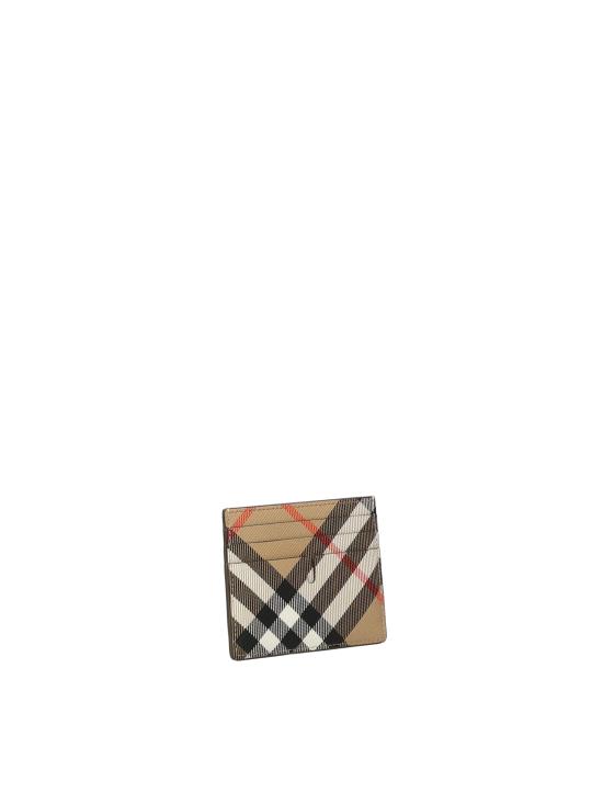 26FW 버버리 체크 샌돈 카드 홀더 월렛 8112305 A2021 SAND - BURBERRY