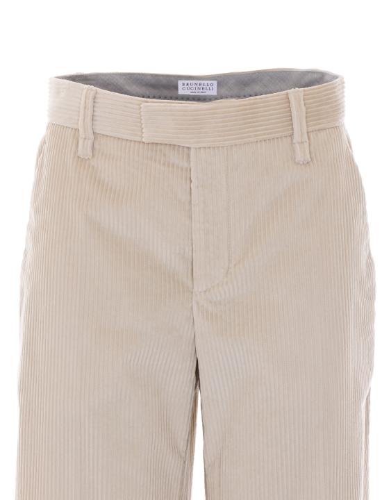 26FW 브루넬로 쿠치넬리 팬츠 MA180P8492 C9815 WHITE - BRUNELLO CUCINELLI