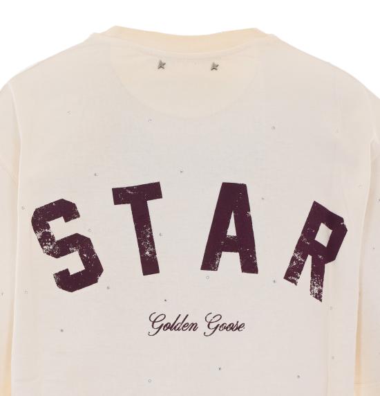 26FW 골든구스 반팔 티셔츠 GUP01873 P00242111616 WHITE - GOLDEN GOOSE