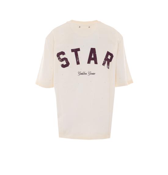 26FW 골든구스 반팔 티셔츠 GUP01873 P00242111616 WHITE - GOLDEN GOOSE