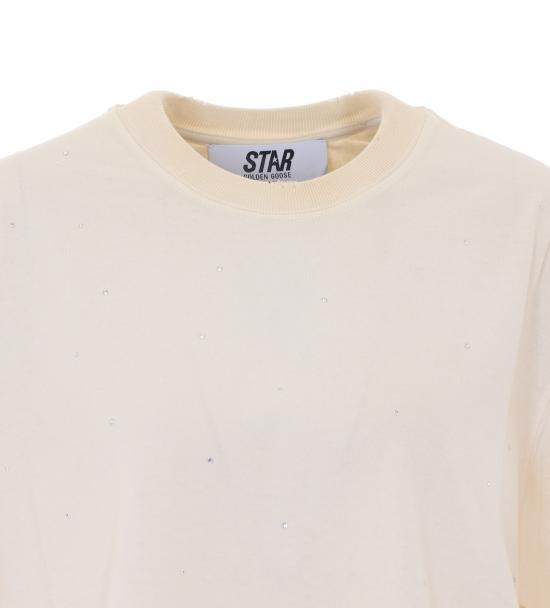 26FW 골든구스 반팔 티셔츠 GUP01873 P00242111616 WHITE - GOLDEN GOOSE