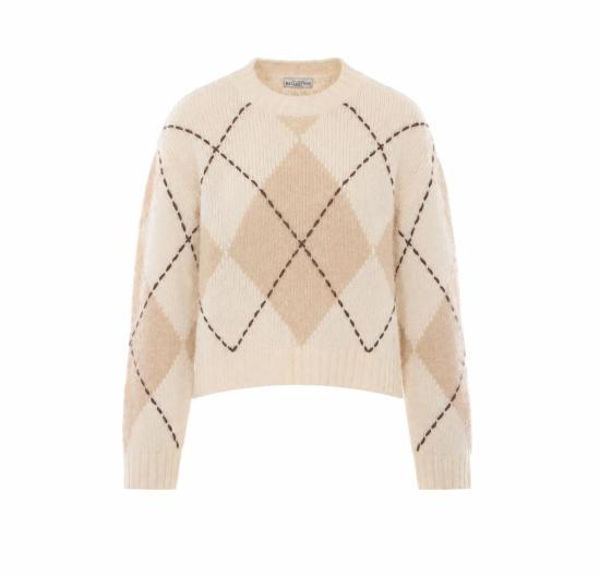 26FW 발렌타인 스웨터 B1P897 3W05898135 BEIGE