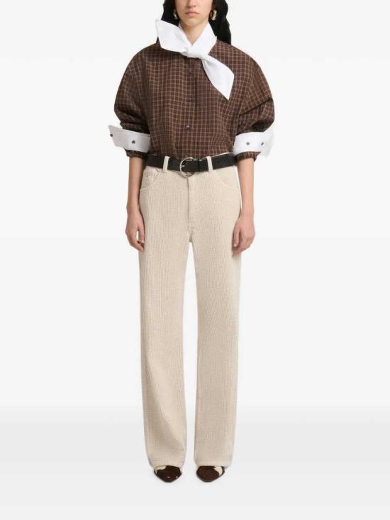26FW 마르니 스트레이트 팬츠 PAMA0657G0USCZ28 00W15 FOG - MARNI