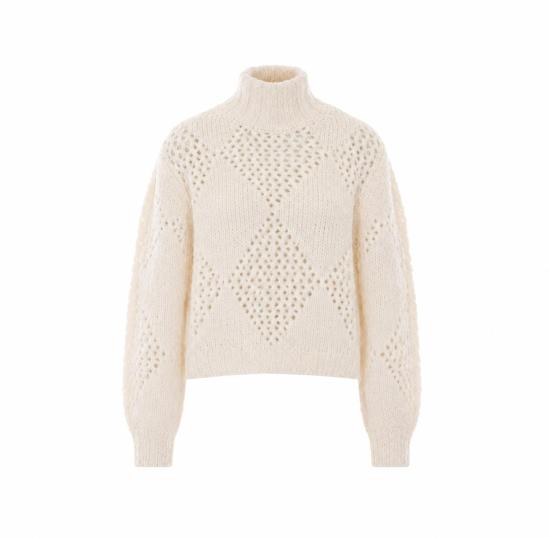 26FW 발렌타인 스웨터 B1P892 3W06710144 WHITE